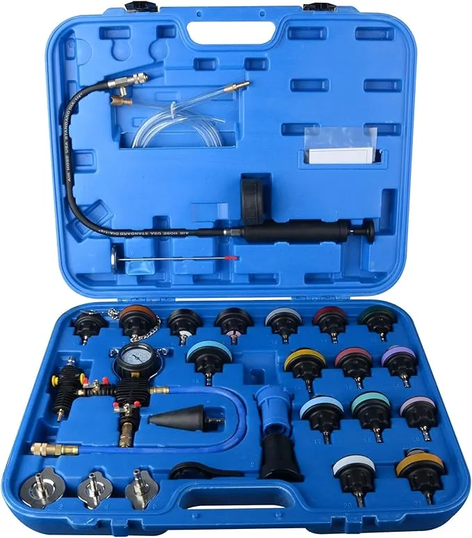 DAYUAN 28pcs Universal Radiator Pressure Tester Kit, Coolant Pressure Tester Kit ...