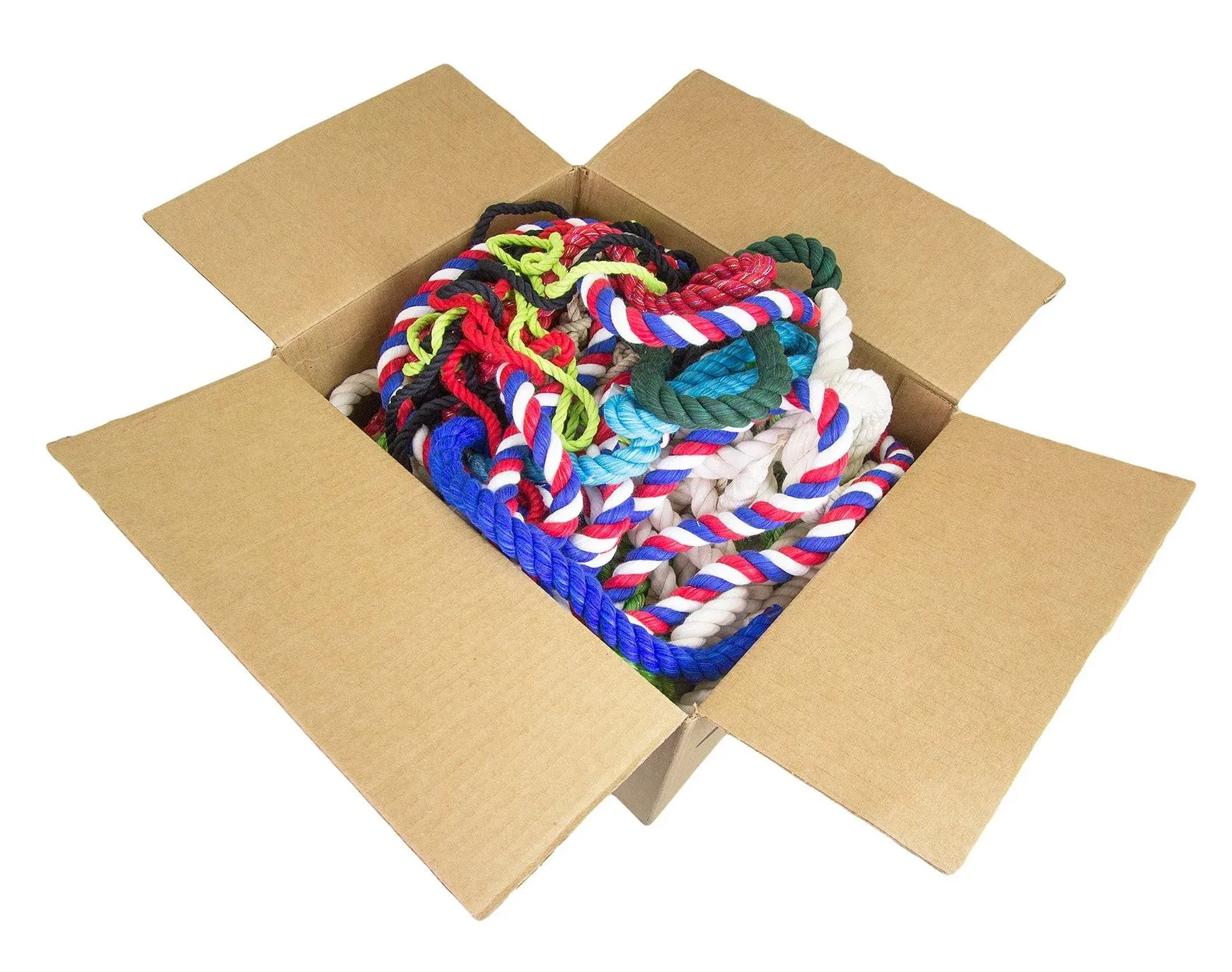  Natural Twisted Cotton Rope | Made in The USA | Strong Multi Box Multicolor