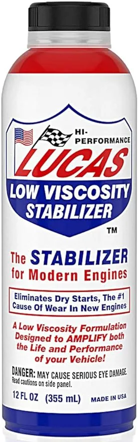 Lucas Low Viscosity Oil Stabilizer (12 oz)Lucas Low Viscosity Oil Stabilizer (12 oz)