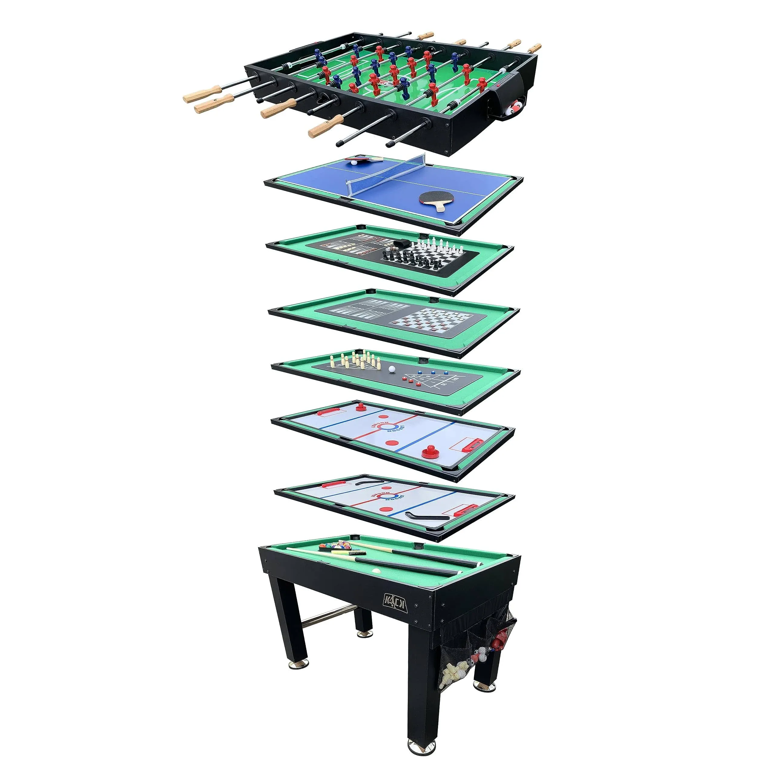 Kick Decagon 55" 10-in-1 Multi-Game Table