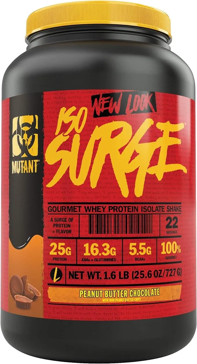 Mutant, Iso Surge, Peanut Butter Chocolate 1.6 lbs