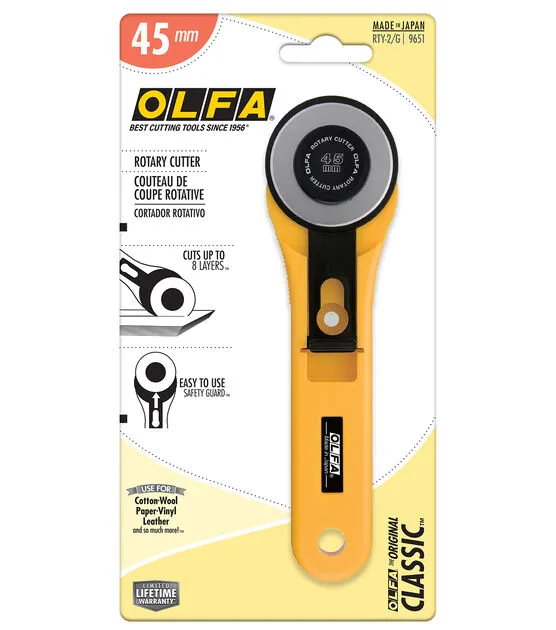 Olfa Rotary Cutter Heavy Duty 45mm