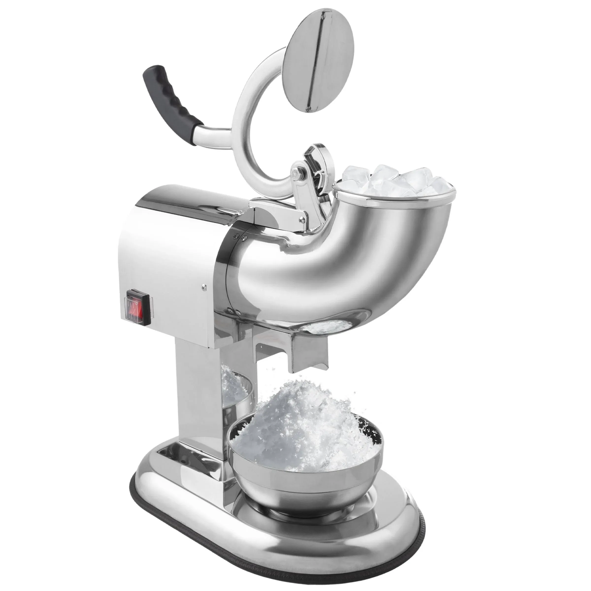 Great Northern Popcorn Snow Cone Machine - 250W Ice Shaver, Stainless-Steel