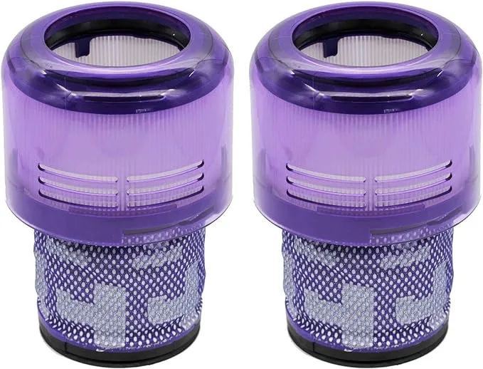 2 Pack Vacuum Filters Replacement Parts Compatible With Dyson V11 Torque Drive V11 Animal V15 Detect Cordless Vacuum, Compare To Part 970013-02