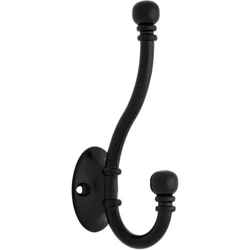 1-Liberty B46305C-FB-C Ball Coat/Hat Hook Matte Black New Open Package