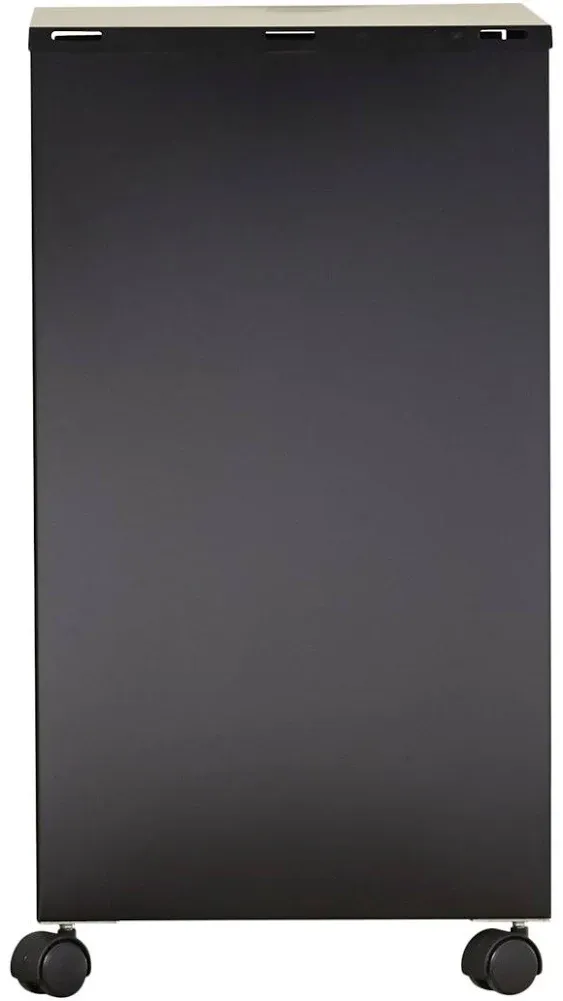 Adelmo 2-Drawer Vertical Filing Cabinet Inbox Zero Color: Black