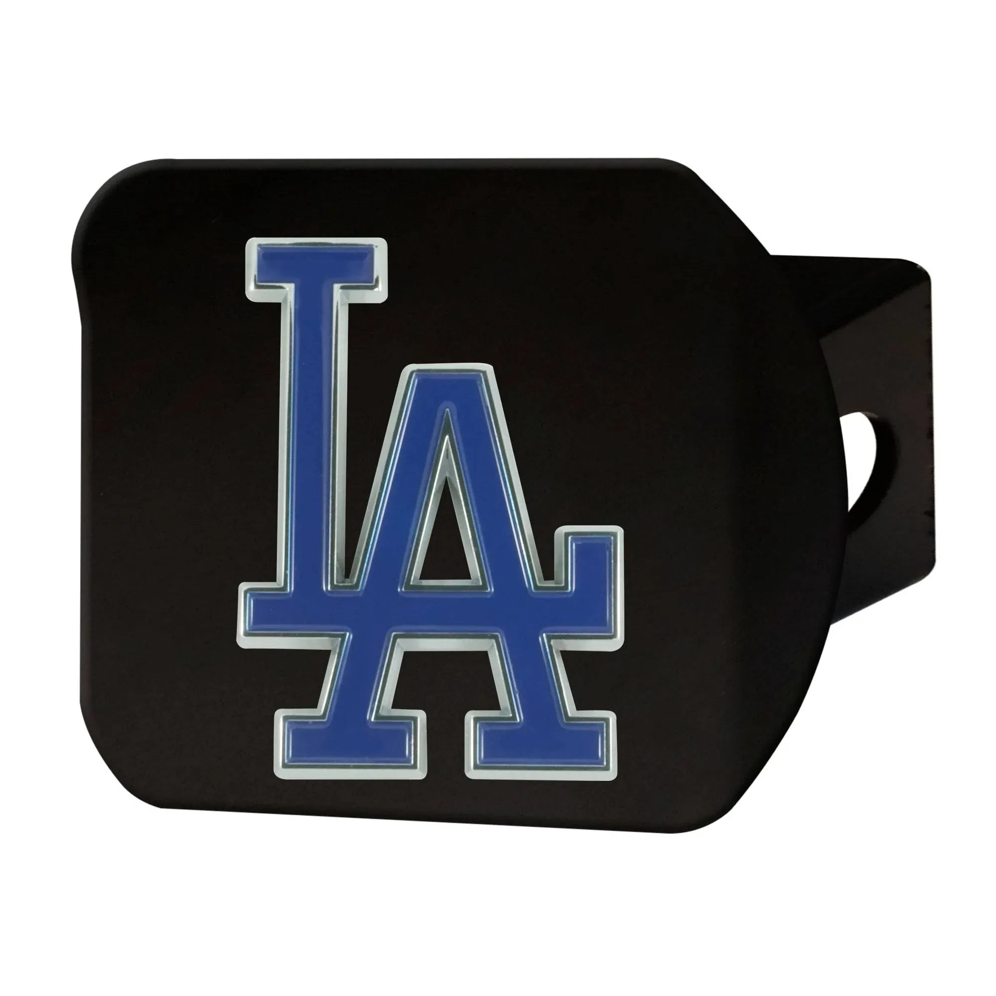 Fanmats MLB Los Angeles Dodgers 3D Color on Black Metal Hitch Cover