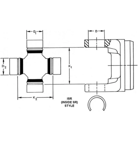 Spicer 5-7166X Dana Universal Joint