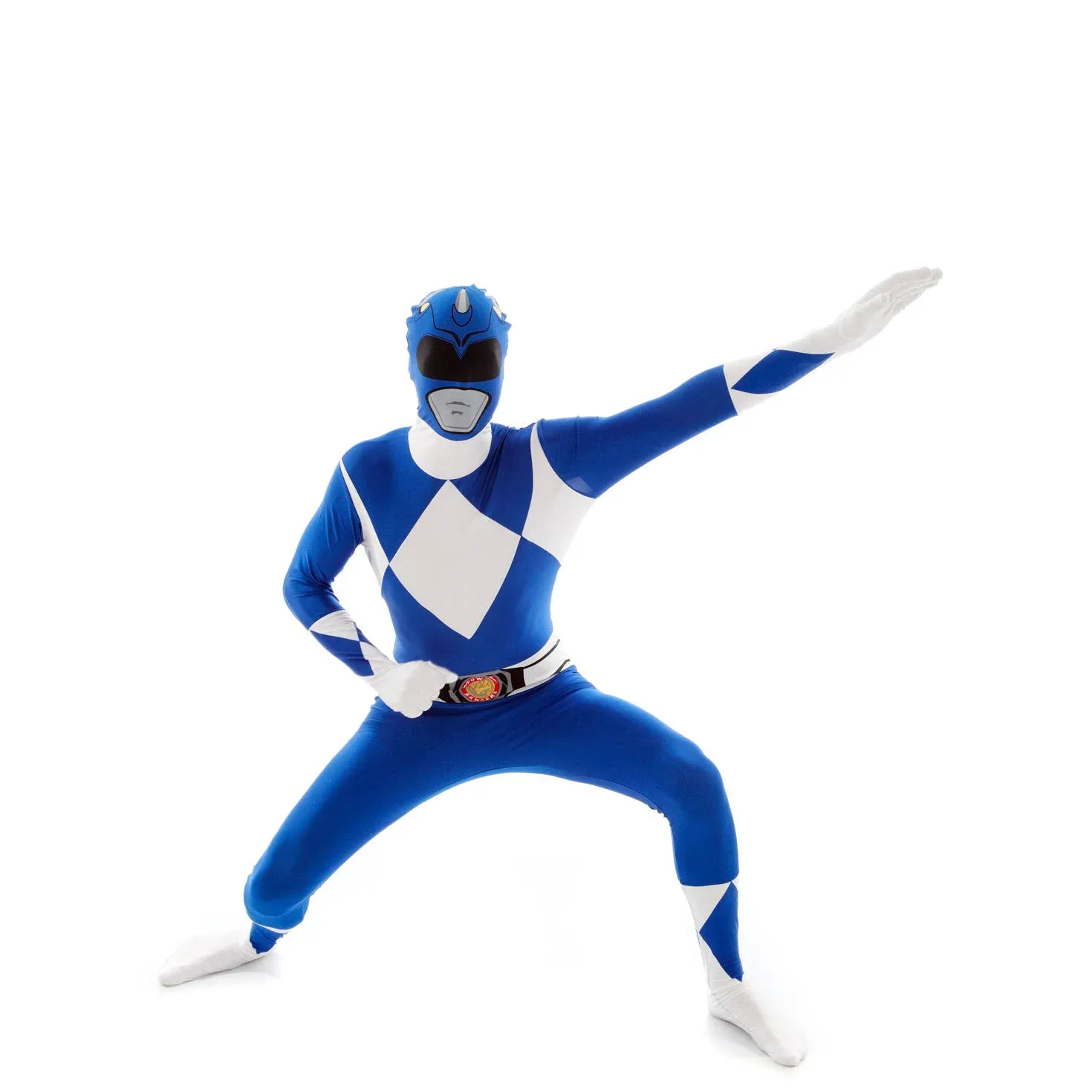 Morphsuits Blue Power Ranger Morphsuit Costume Adult Mens