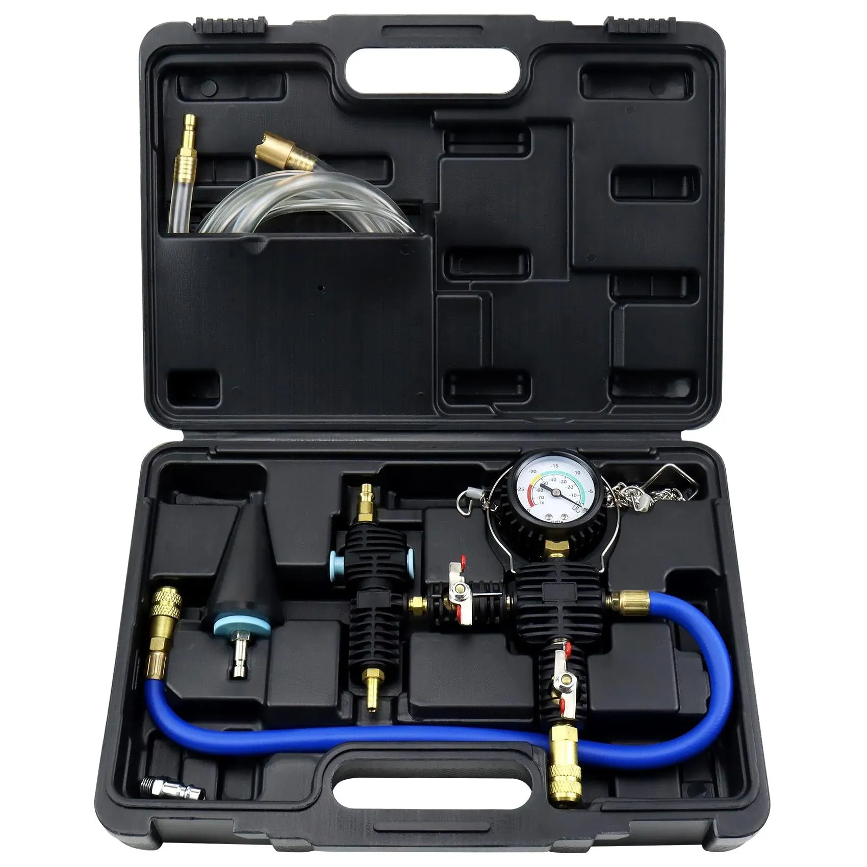 JIFEHO Coolant Vacuum Refill Tool Kit, Cooling System Pneumatic Vacuum Purge ...