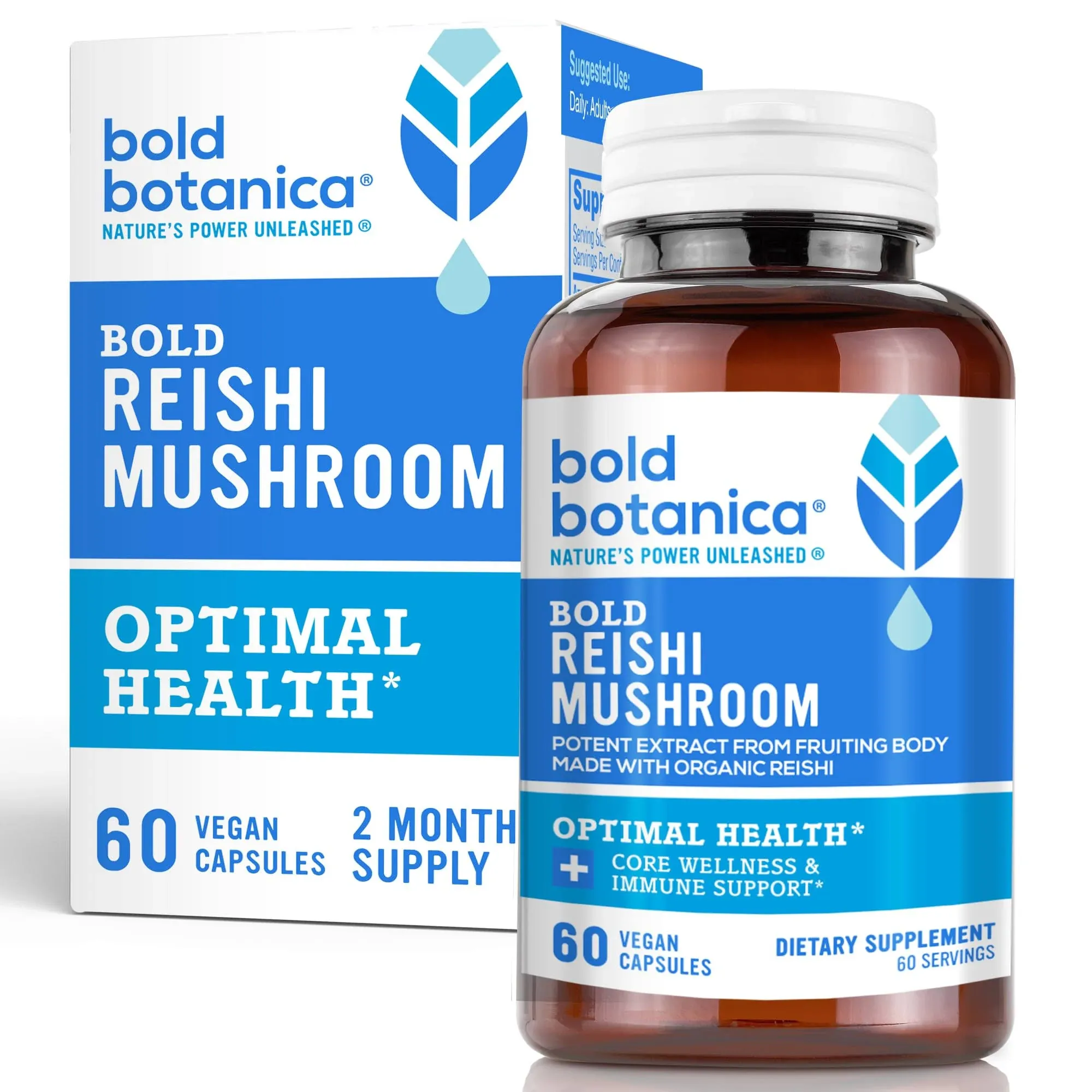 Bold Botanica Bold Reishi Mushroom Capsules