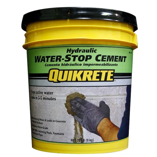 QUIKRETE Hydraulic Water-Stop Gray Cement 20-lb Patch