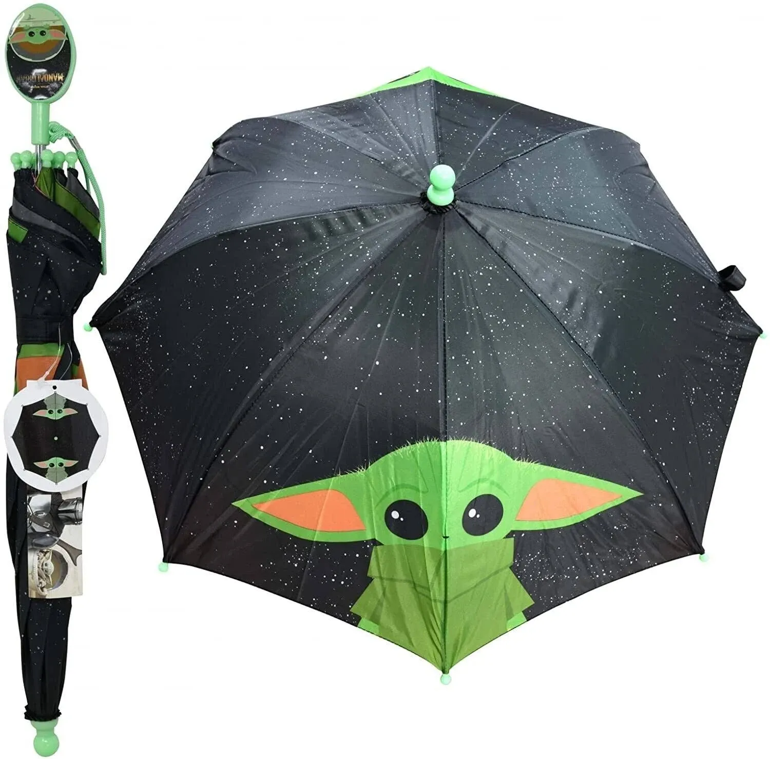 Star Wars The Mandalorian Kids Umbrella with Clamshell Handle