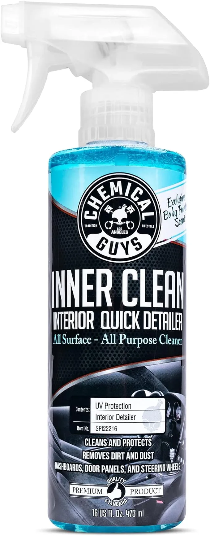 Chemical Guys SPI_663_16 InnerClean Interior Quick Detailer and Protectant, 16 oz