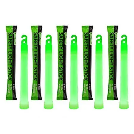 12 Ultra Bright Emergency Glow Sticks - Individually Wrapped Long Lasting... 