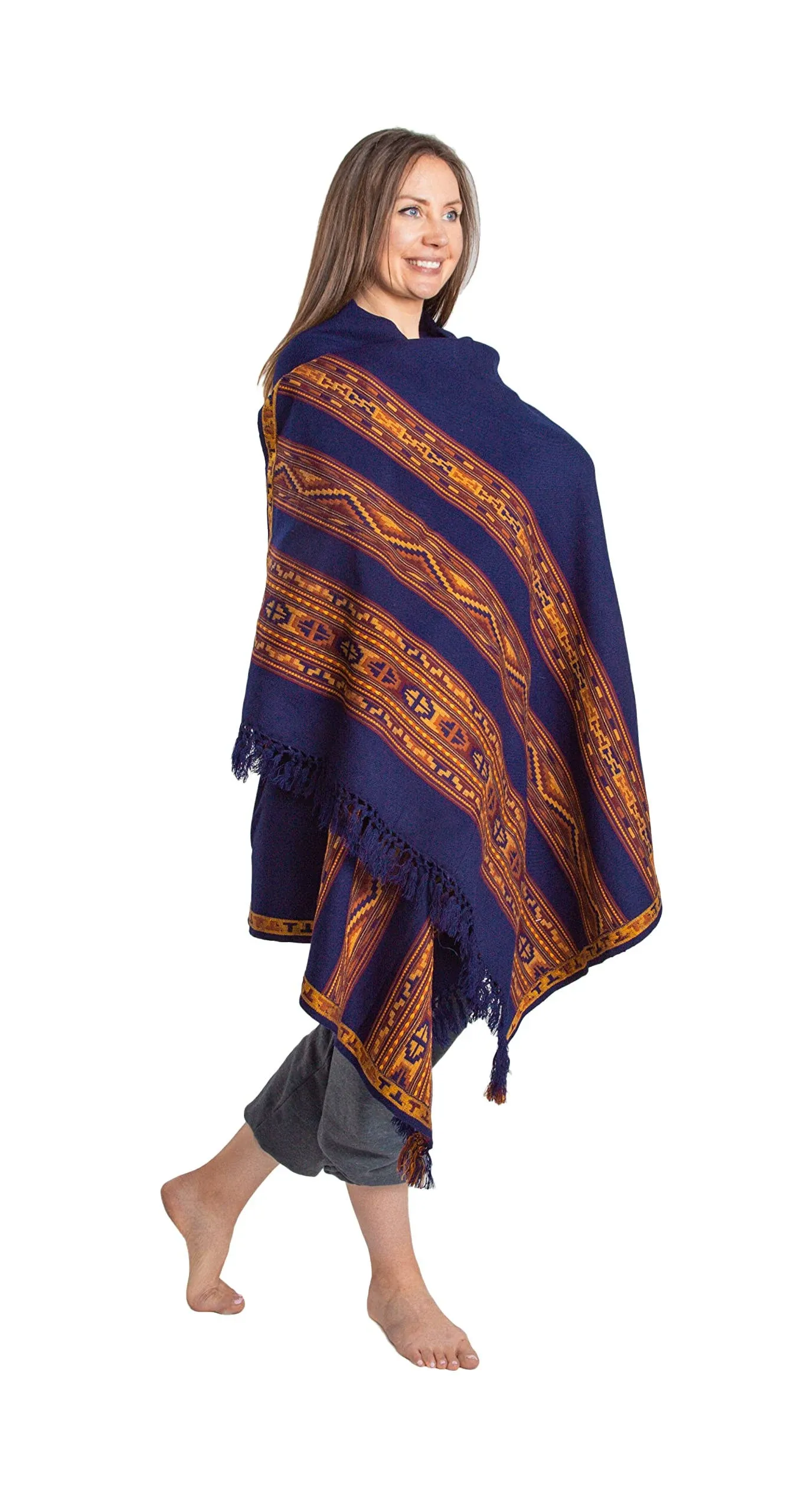 Meditation Shawl / Meditation Blanket / Prayer Shawl for Men Women (Energize)