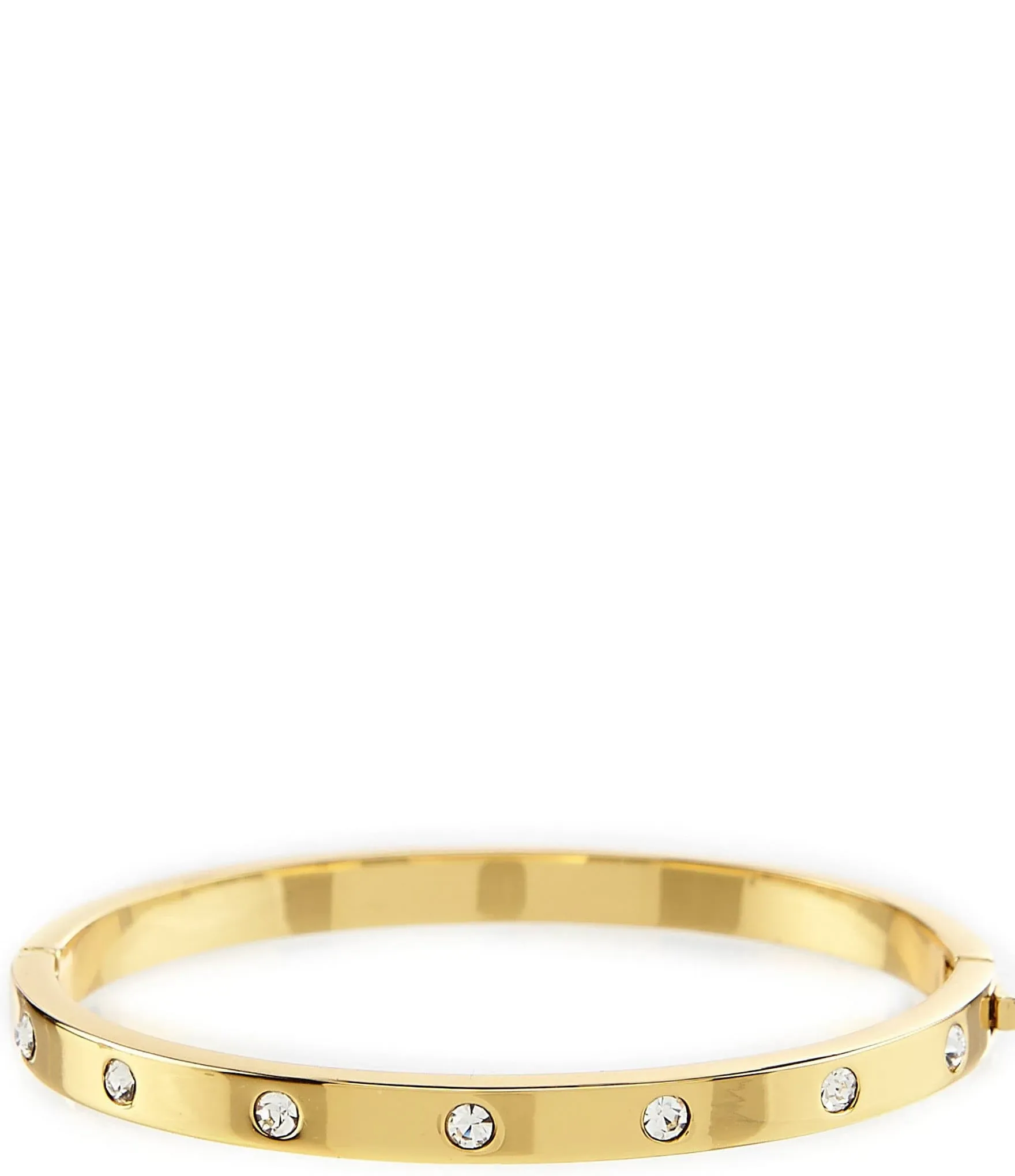 Kate Spade New York Set in Stone Hinged Bangle - Gold