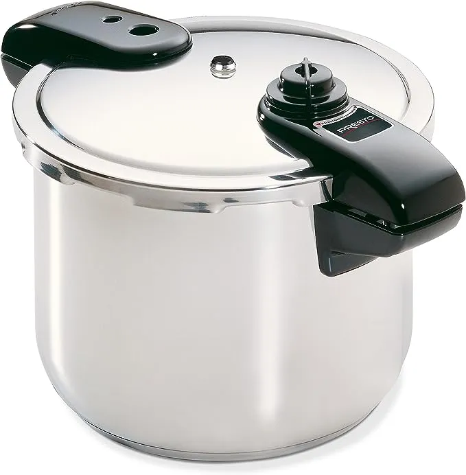 Presto 01370 8-Quart Stainless Steel Pressure Cooker