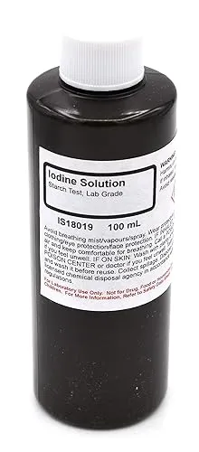 Innovating Science Laboratory-Grade Iodine Solution