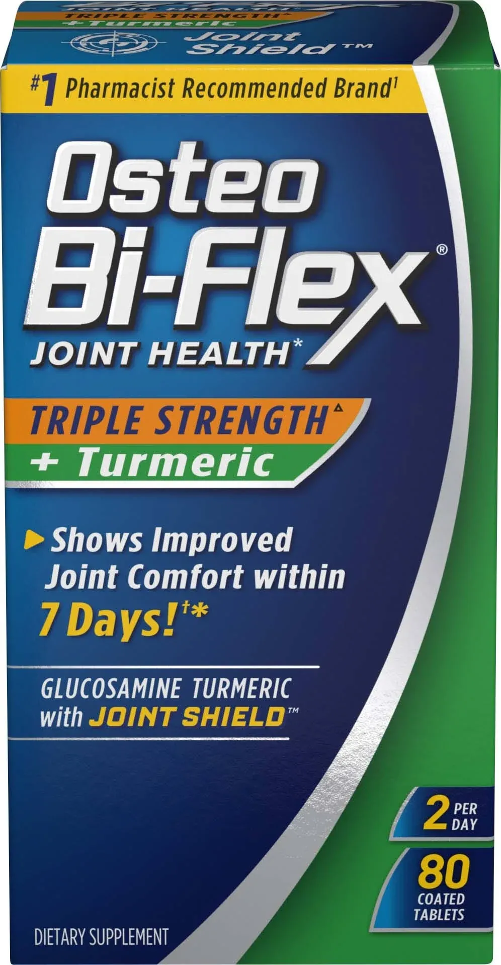 Osteo Bi-Flex Joint Health Triple Strength + Turmeric 80 Coated Tablets