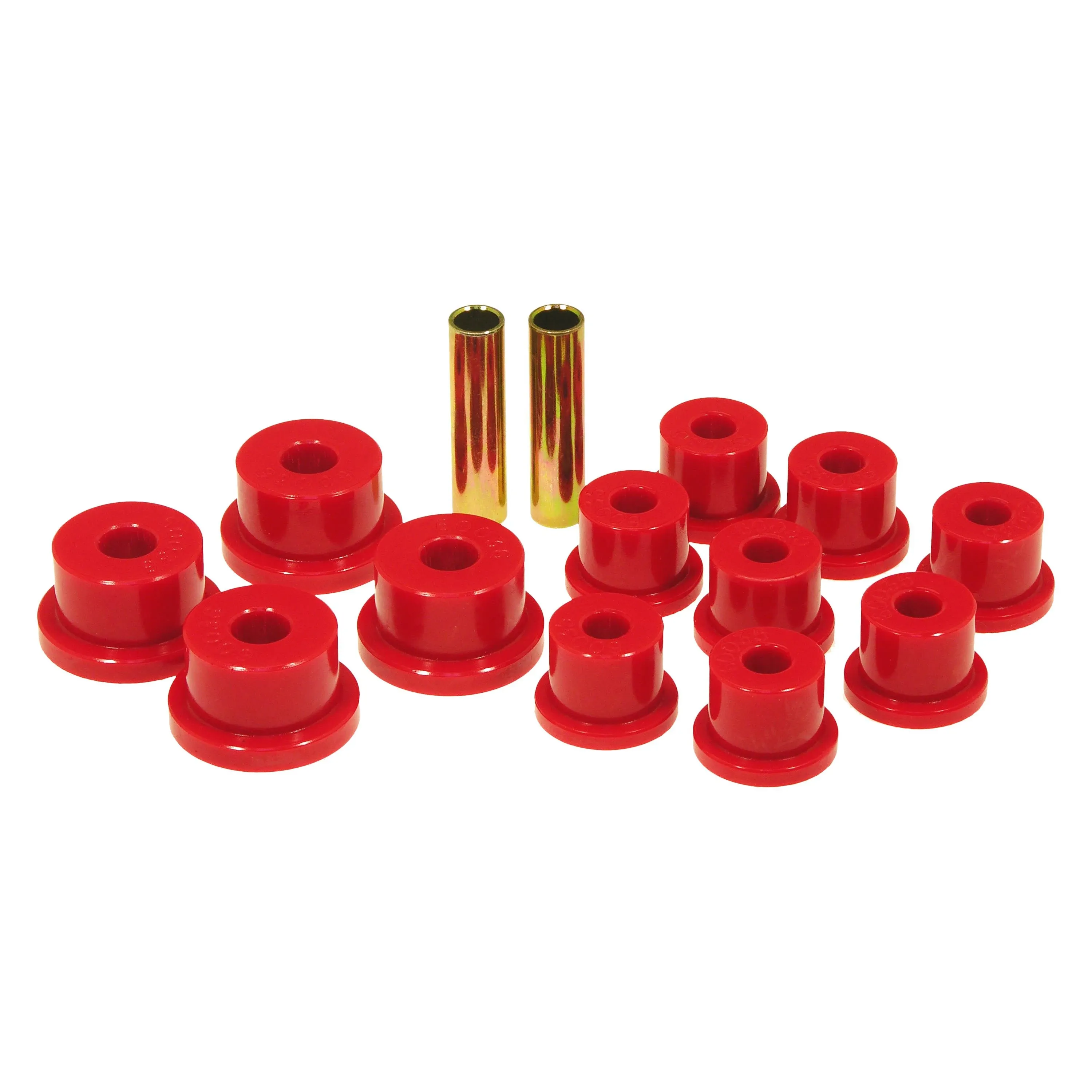 Prothane 85-88 Suzuki Samurai Spring & Shackle Bushings (OEM Shackles) - Red