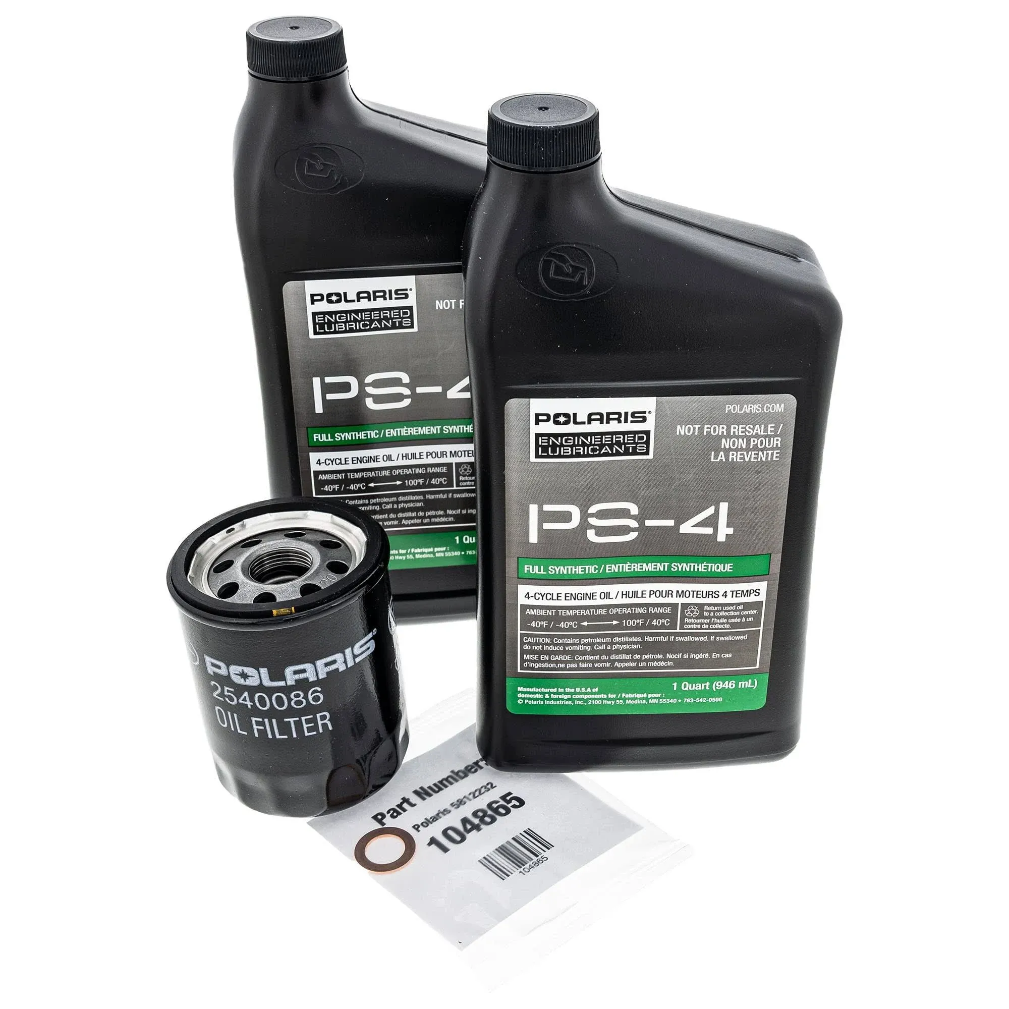 Polaris Full Synthetic Oil Change Kit 2202166