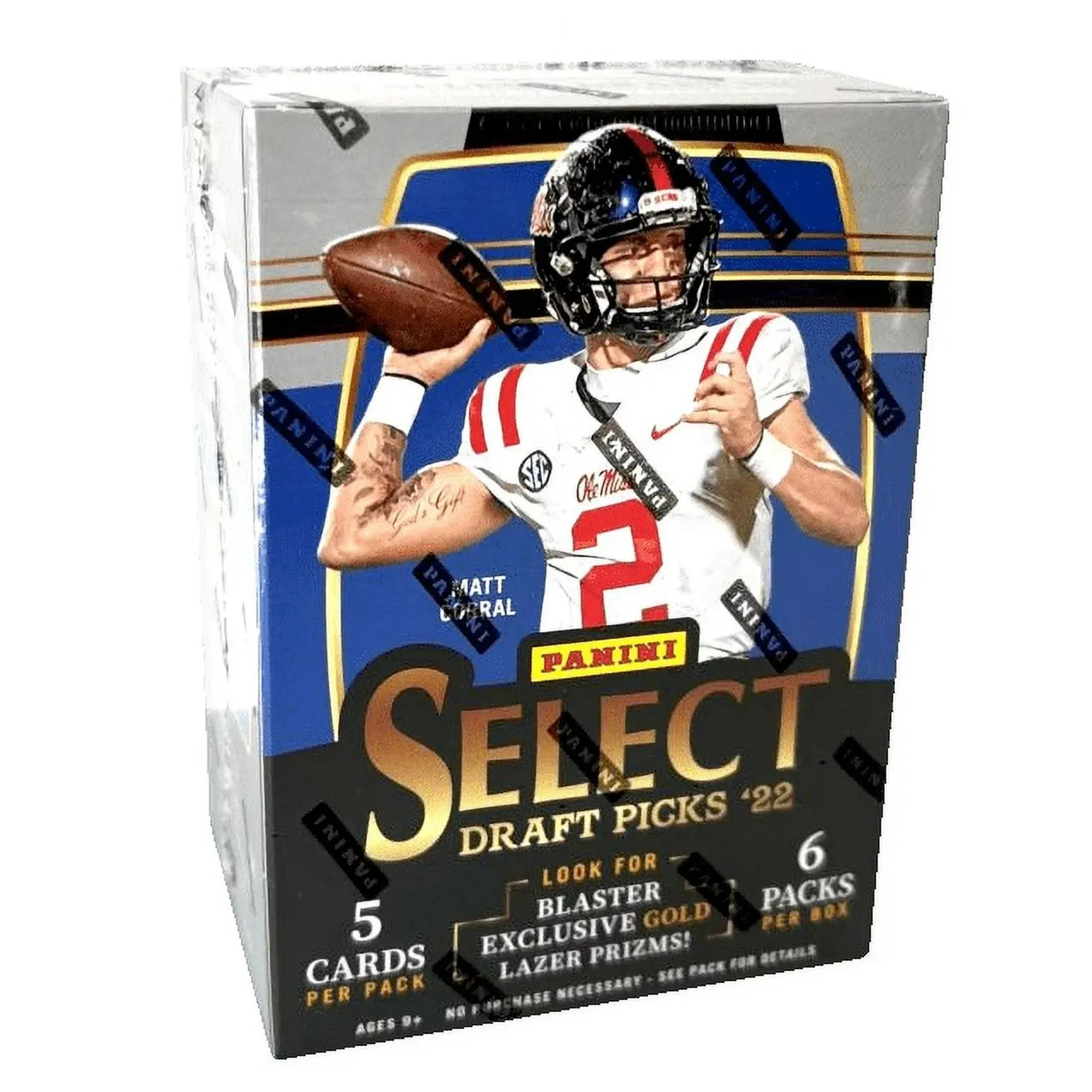 2022 Panini Select Draft Picks Football Blaster, Box