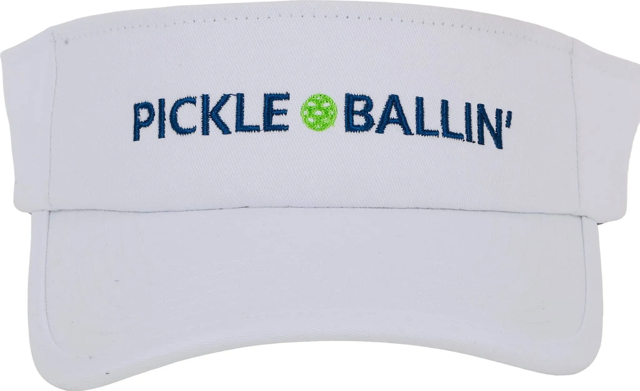 Pickleball Visor | Pickle Ball Hat for Women and Men | Pickleball Gift White