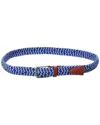 Woven Elastic Belt In Blue