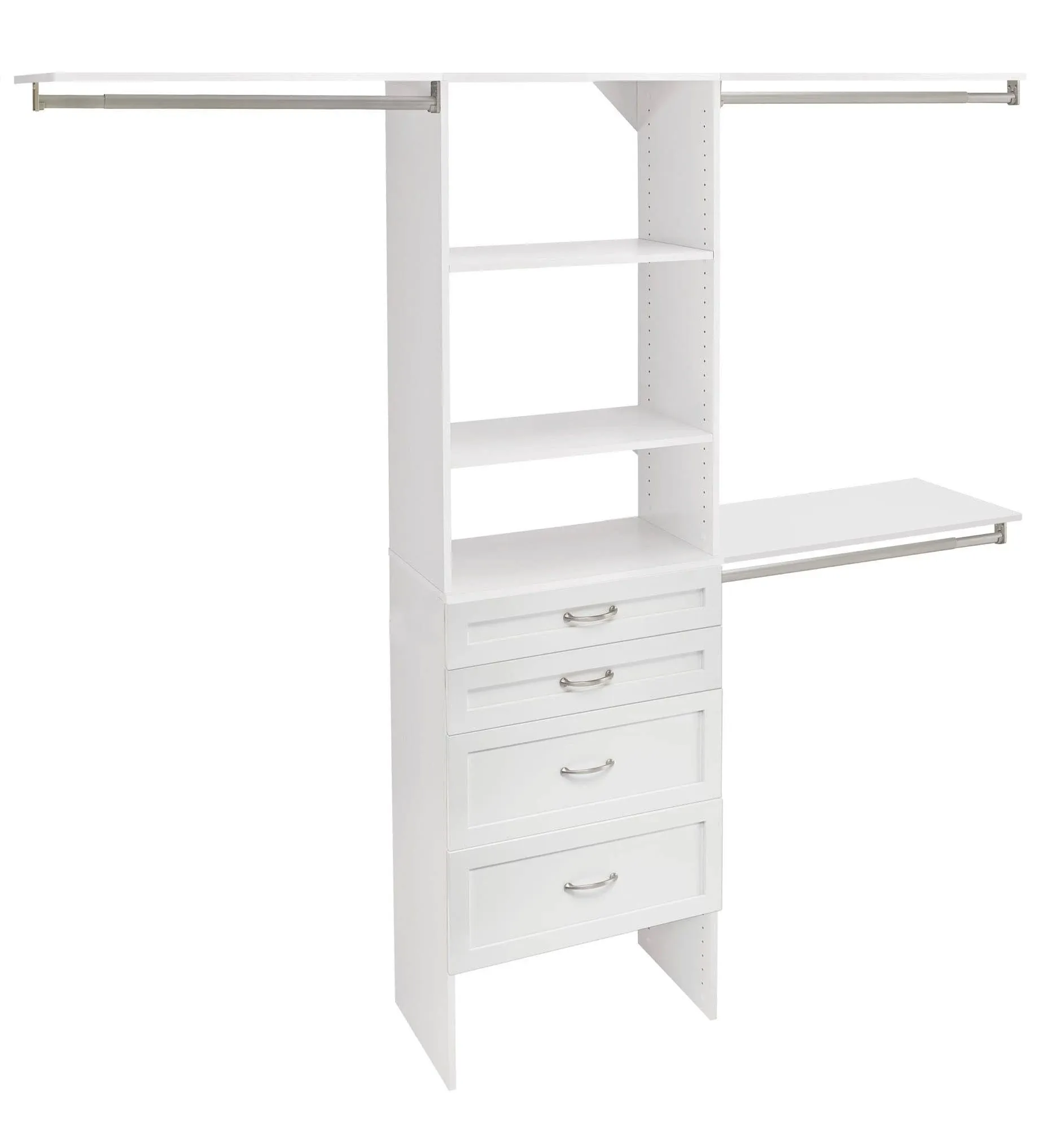 ClosetMaid SuiteSymphony 25 in. Closet Organizer with 4 Drawers, White