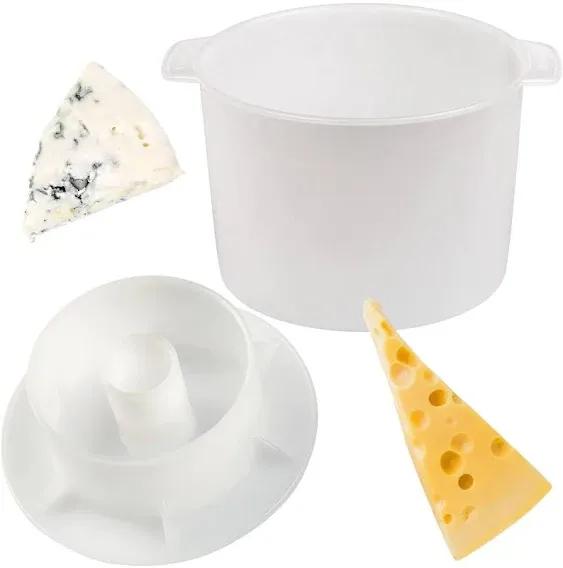 Cheesemaking Kit Сheese Mold Press Strainer Cheese With Follower Piston 0.48 ...