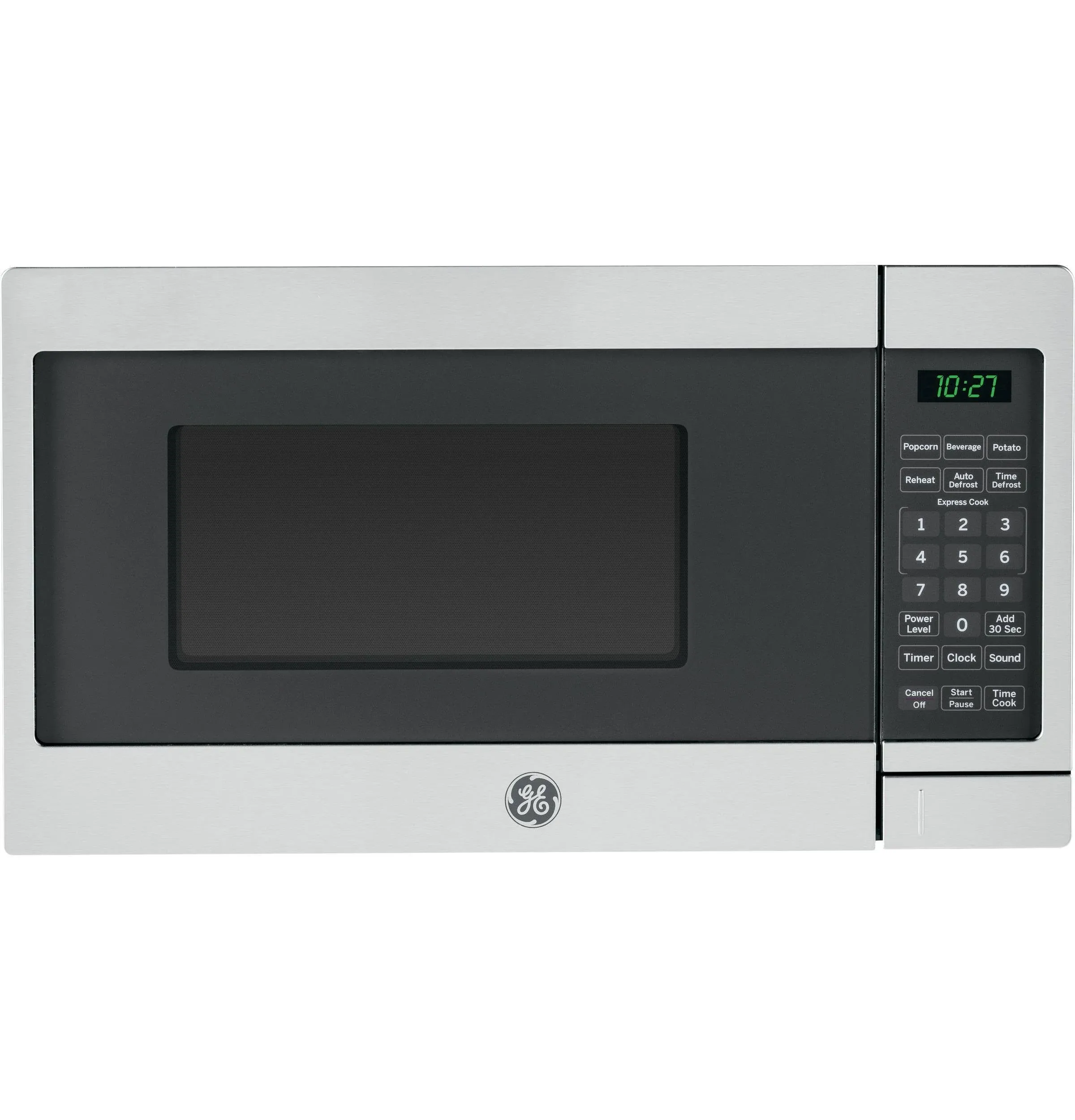 GE - 0.7 Cu. ft. Compact Microwave - Stainless Steel