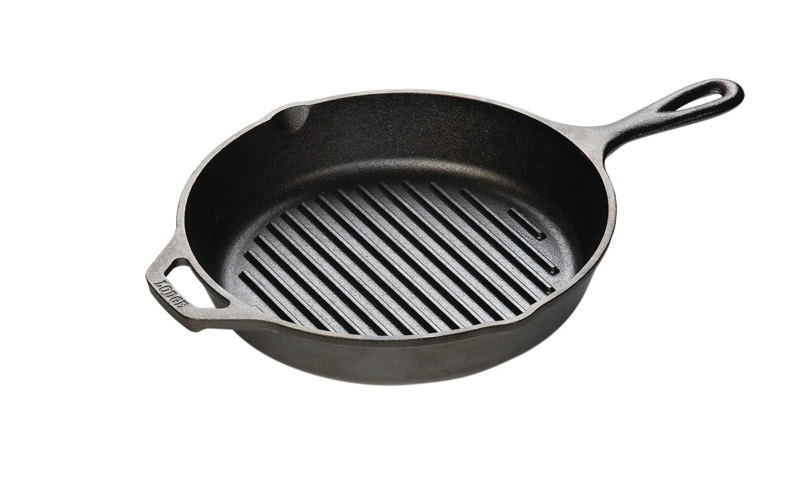 Lodge  Cast Iron  Grill Pan  10-1/4 in. Black