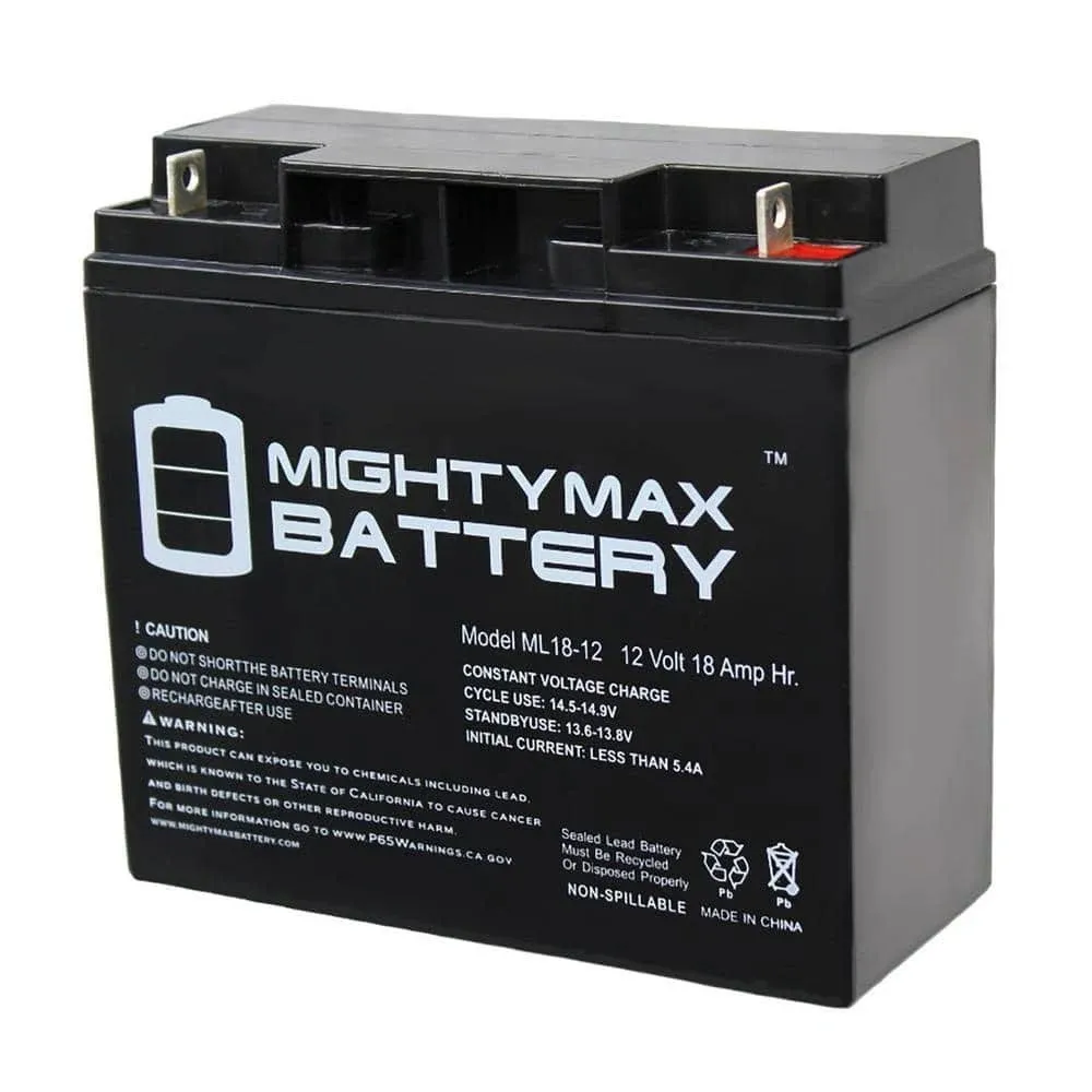12V 18AH SLA Battery Replacement for Neuton Garden Cart12V 18AH SLA Battery Replacement for Neuton Garden Cart
