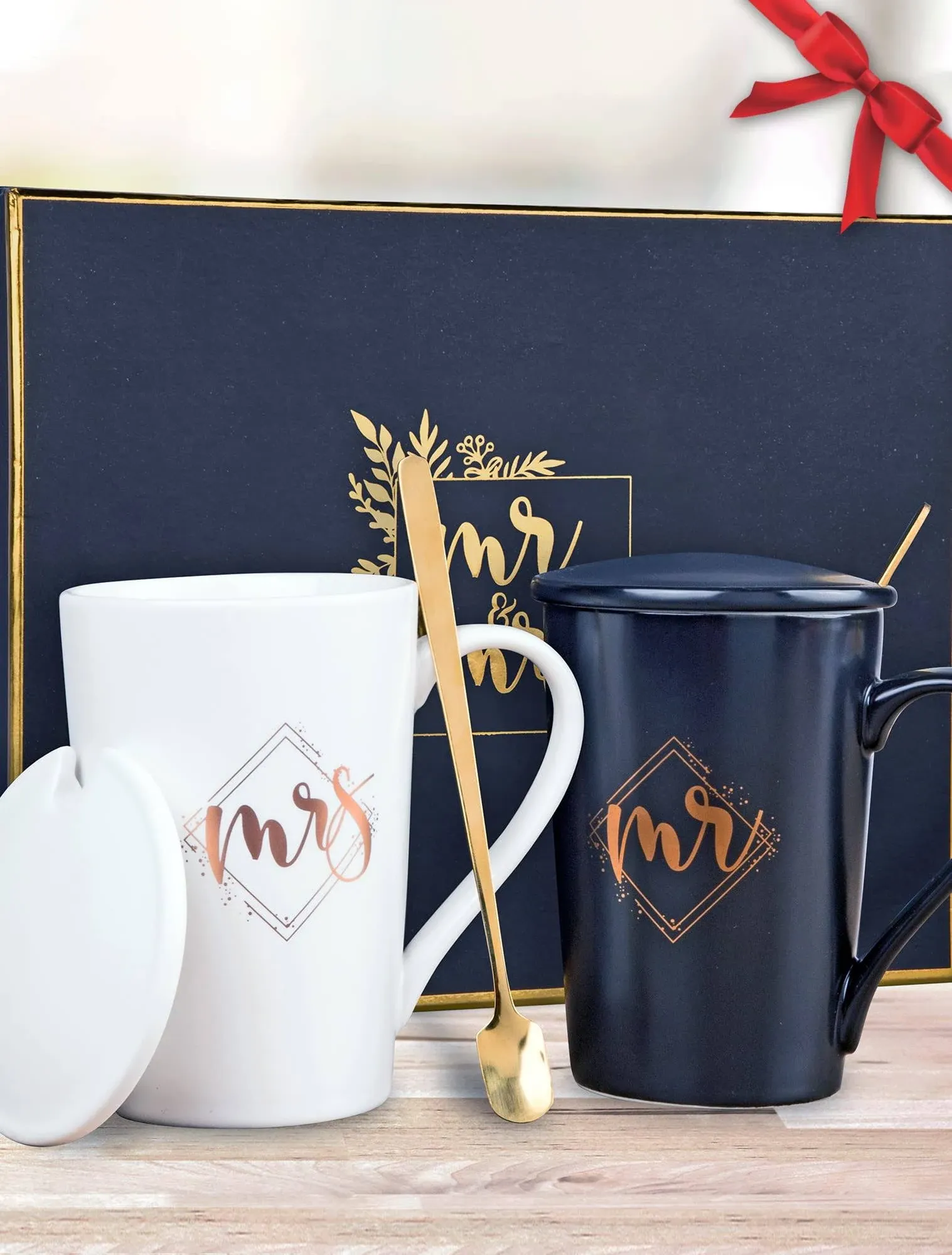 Mr and Mrs Mug Set, Best Wedding Gifts for Couple Gifts for Newlyweds, Mr and Mr