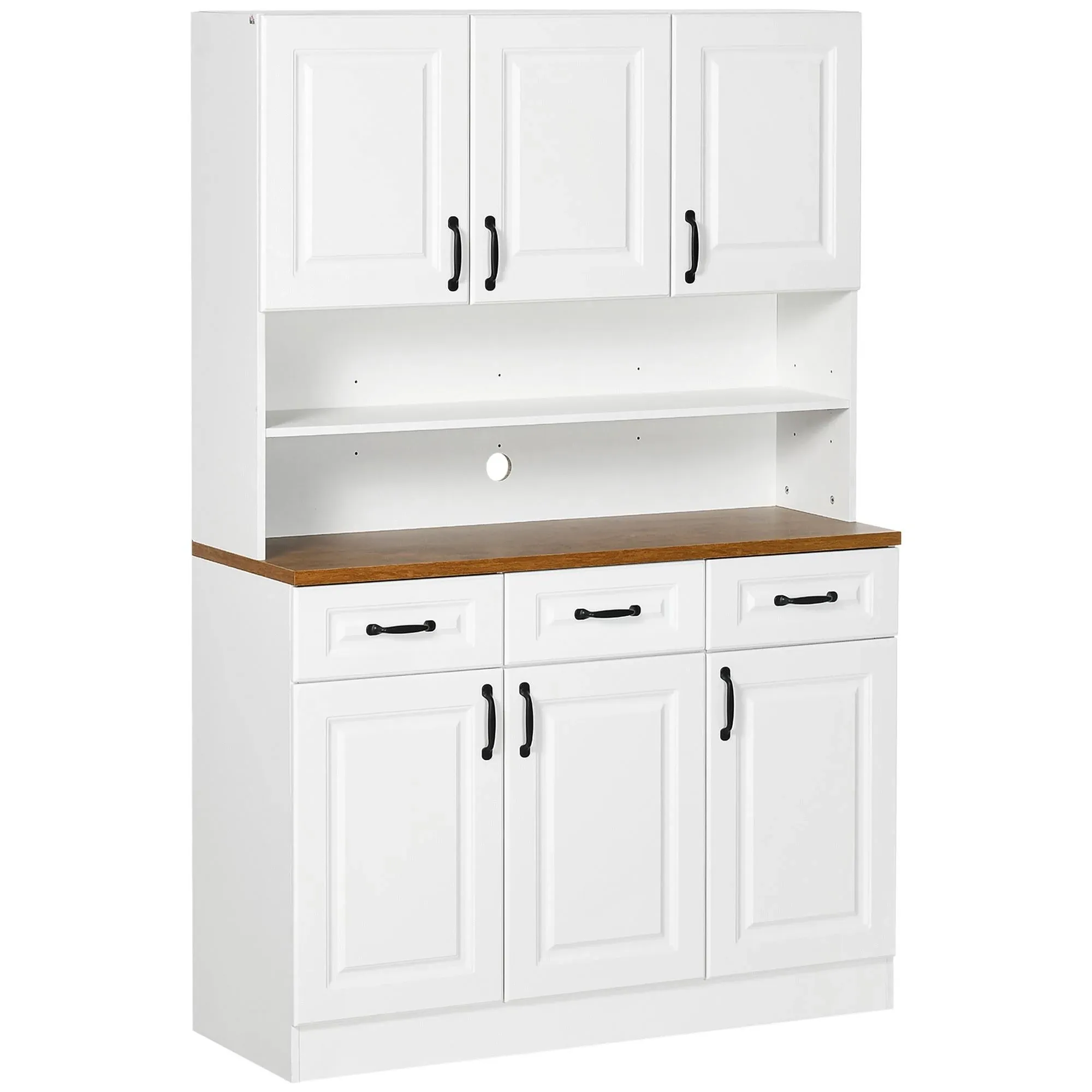 HOMCOM 71" Kitchen Pantry Storage Cabinet