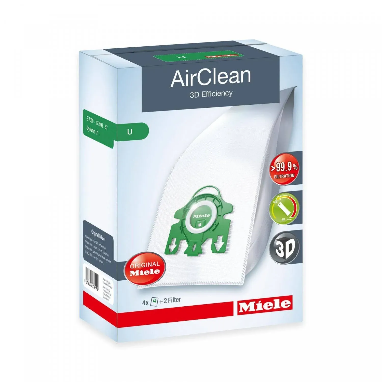 Miele AirClean 3D Efficiency U Bags