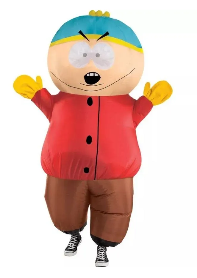 Party City Inflatable Cartman Man Costume for Adults - Nickelodeon South Park Costume Includes Inflatable Jumpsuit - Costumes for Halloween, Birthday Parties & Themed Events Multicolor