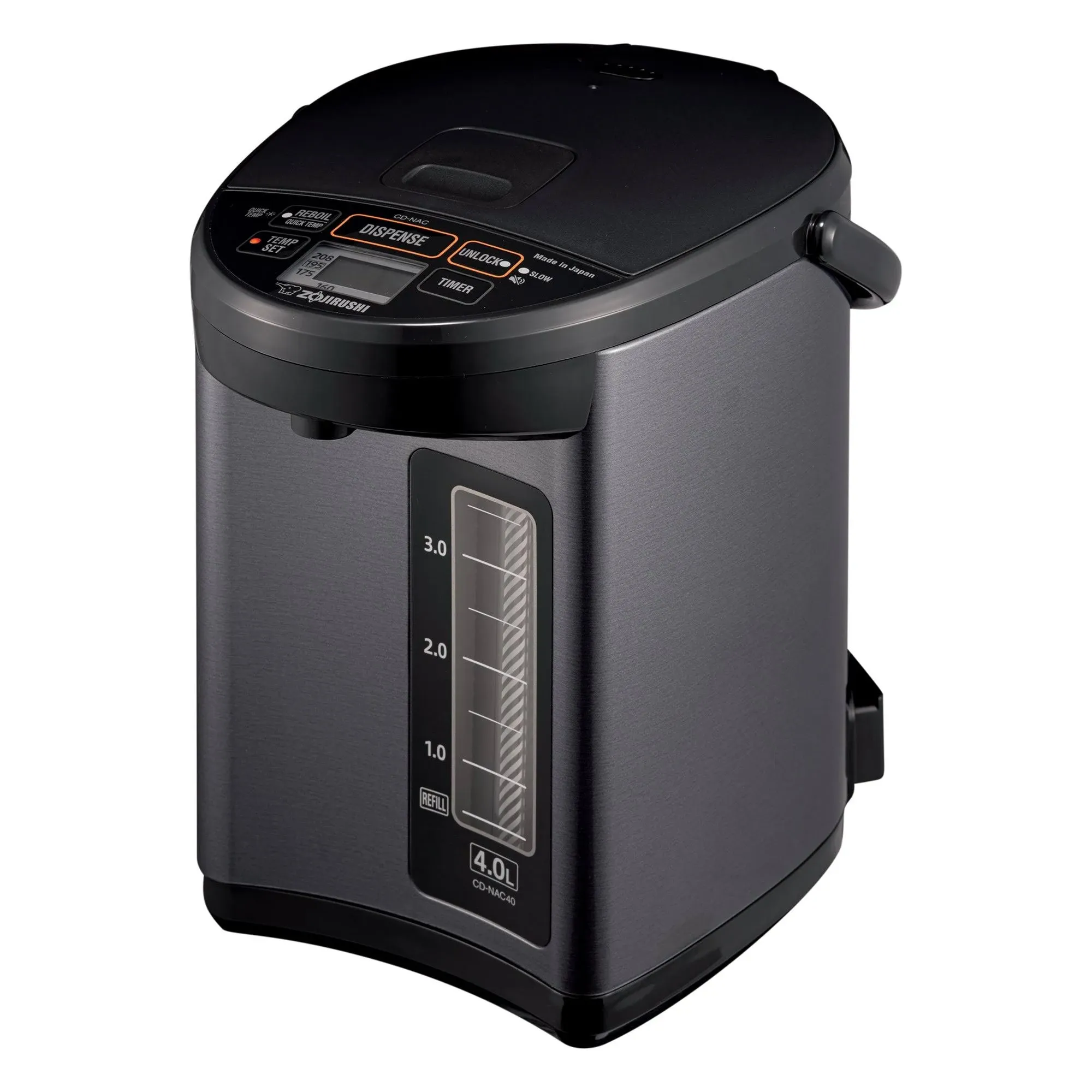 Zojirushi CD-NAC50BM Micom Water Boiler & Warmer - Metallic Black