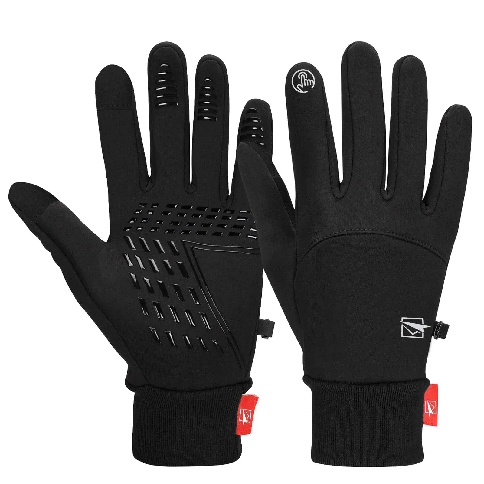 Cevapro Winter Gloves Lightweight Running Gloves Touchscreen Anti-Slip Gloves ...