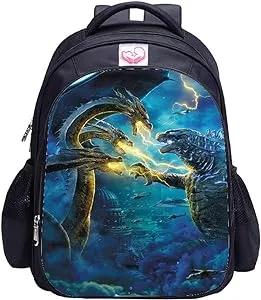 MATMO Monster Dragon Backpack Monster Dragon Backpacks for Boys School Backpack Kids Bookbag (Monster Dragon Backpack 13)