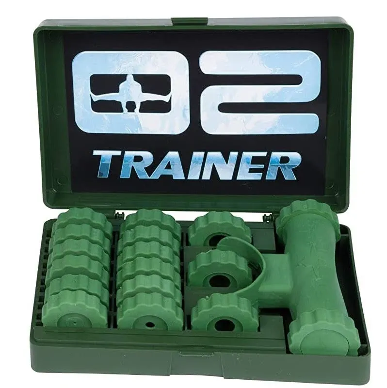 BAS Rutten O2 Inspiratory Muscle Training Device for Improving Diaphragmatic Breathing - Portable Lung Muscle and Respiratory Power Training Device -