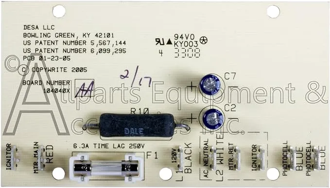 Reddy Heater, Desa, Remington 104068-02 Circuit Board Replacement for Desa LLC ...