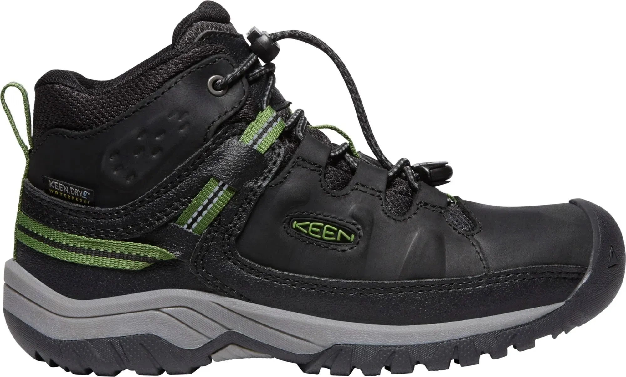 Keen Targhee Mid Waterproof Hiking Boots - Big Kids' Black 2 Kids