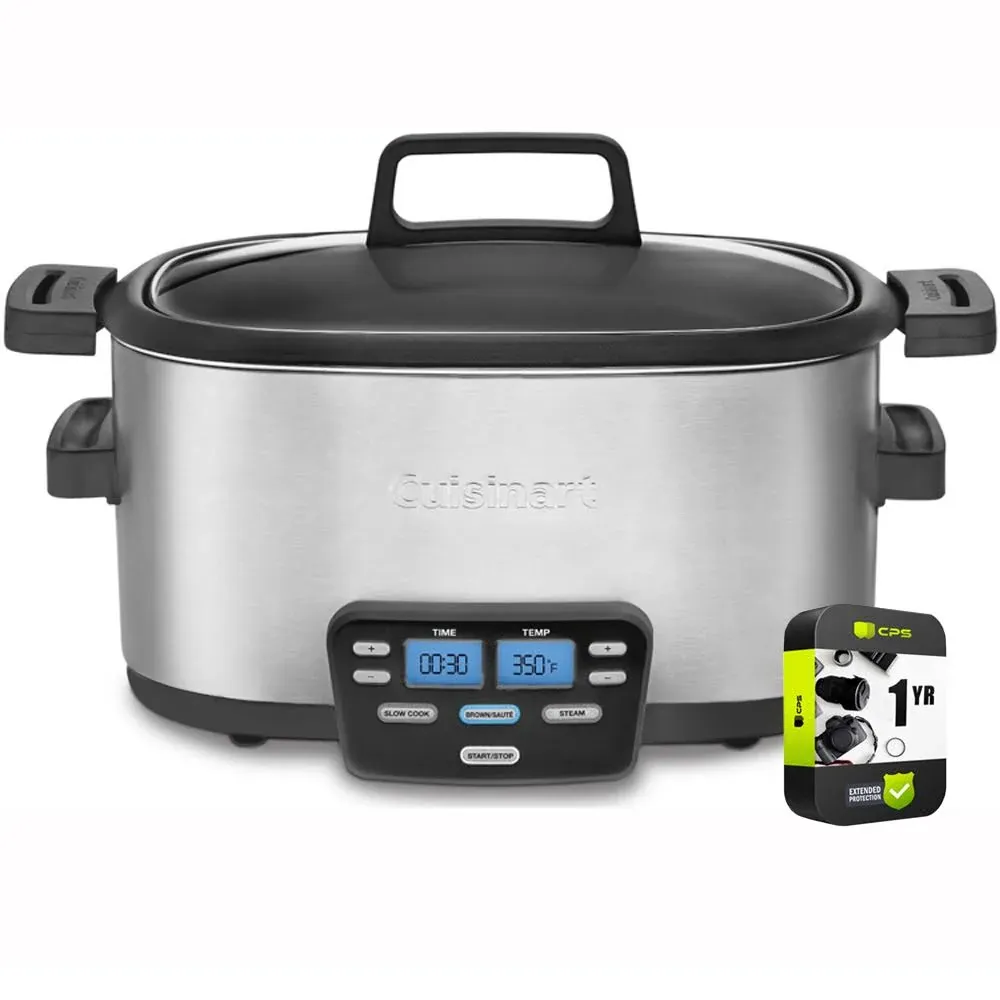 Cuisinart 6 Quart 3-In-1 Cook Central Multicooker Slow Cooker