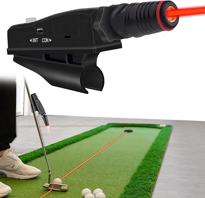 Indoor Golf Putter Laser Aiming Device,Putting Laser Training Aids,Laser Putt...