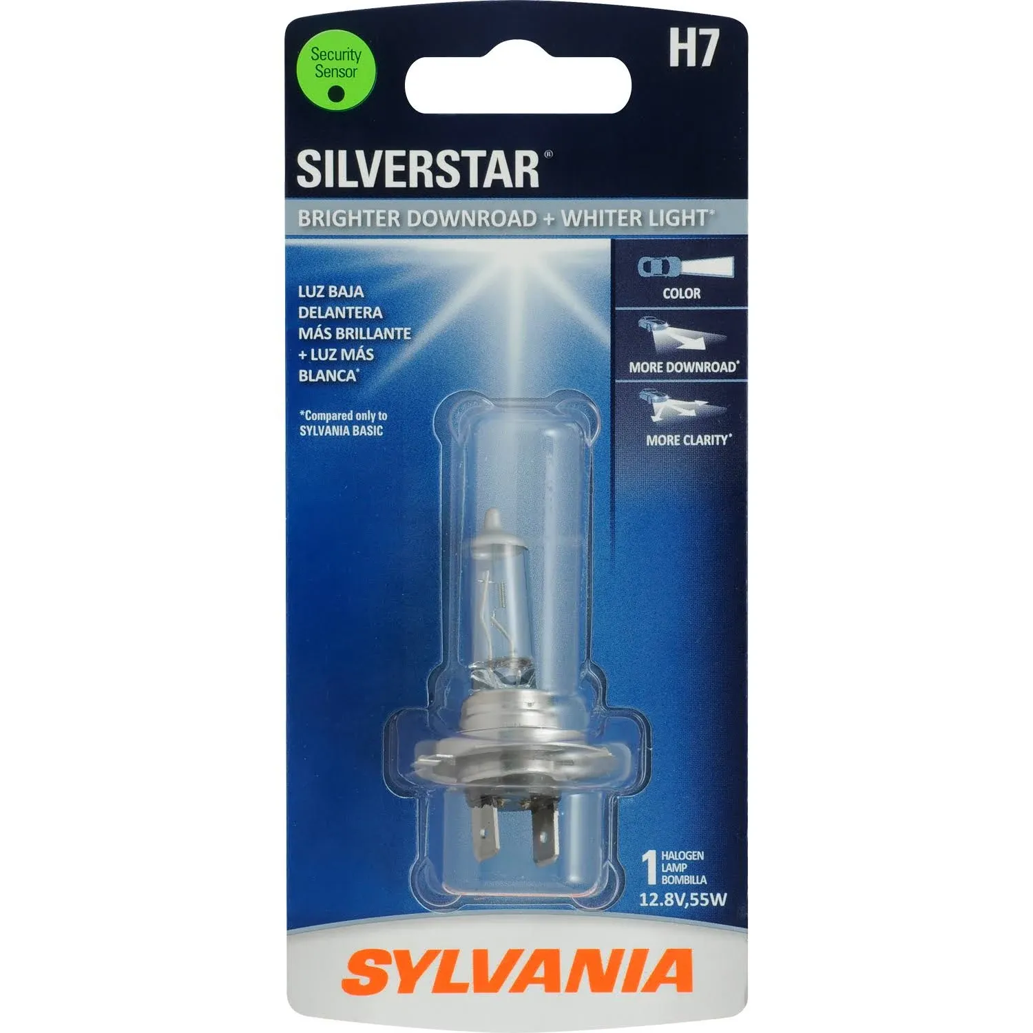 Sylvania H7 SilverStar High Performance Halogen Headlight Bulb