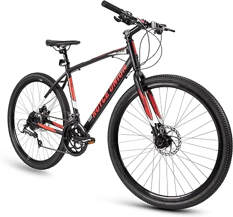 "RMG Men's Gravel Bike, Matte Black, 27.5-inch"