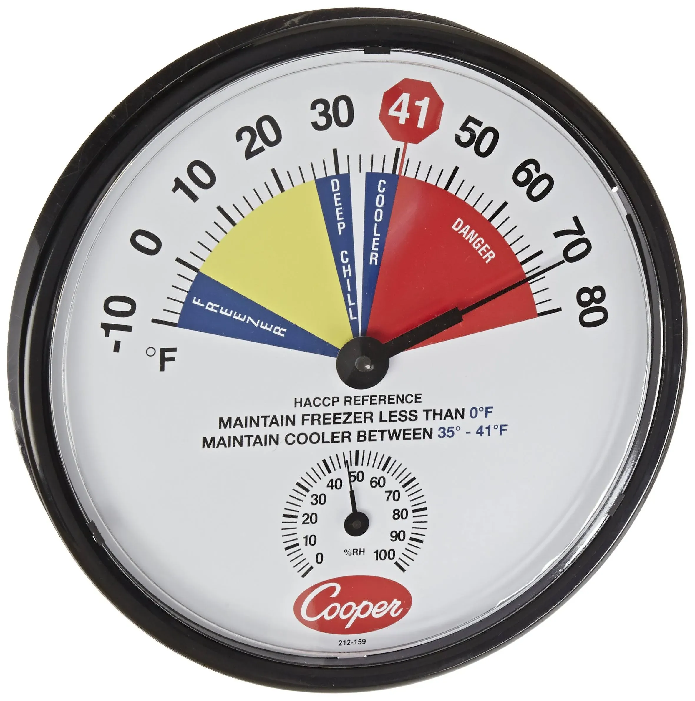 Cooper-Atkins 212-159-8 HACCP Cooler/Freezer Thermometer