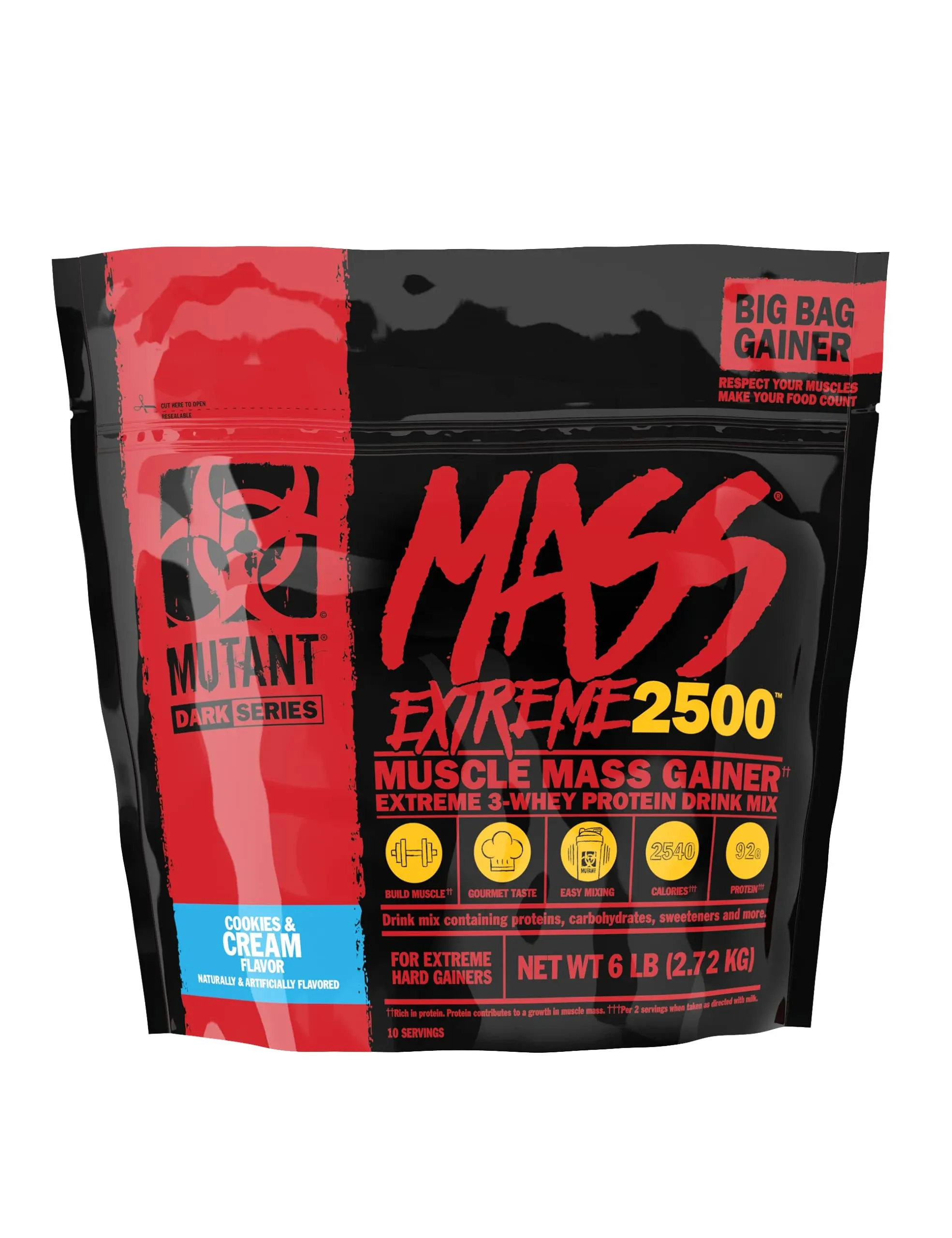 Mutant Mass Extreme 2500 - 6lbs Cookies & Cream